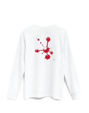 Reaction / White Long Sleeve / Red Art