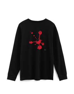 Reaction / Black Long Sleeve / Red Art